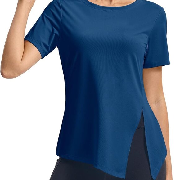 Jewelry - Women's Short Sleeve Workout Tops T-Shirts Breathable Quick Dry UPF 30+ Athletic